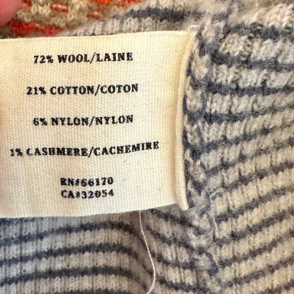 Sparrow Long Open Front Wool Blend Cardigan Sweater Small - Picture 6 of 11